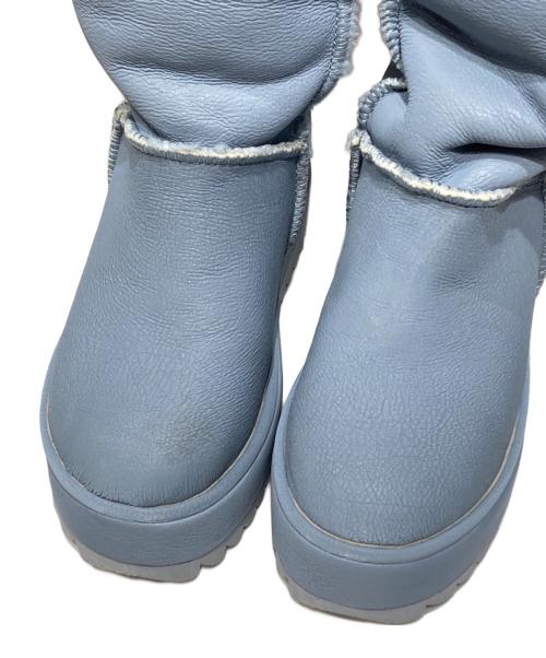 YELLO（イエロ）YELLO (イエロ) ムートンロングブーツ/Sheepskin long boots ブルー サイズ:Sの古着・服飾アイテム