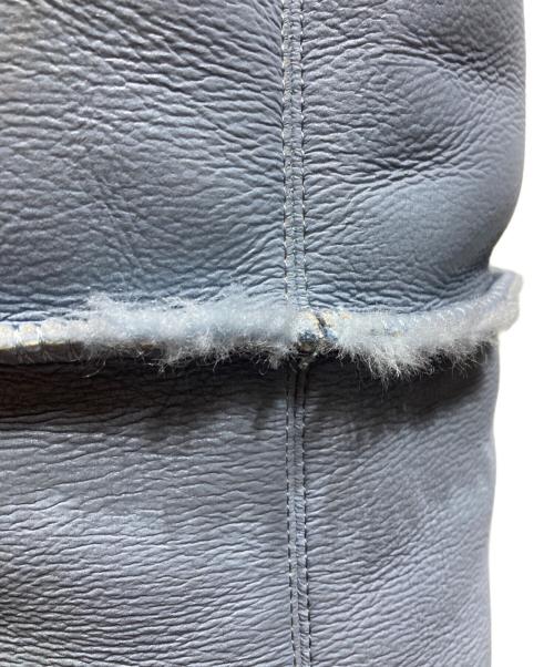 YELLO（イエロ）YELLO (イエロ) ムートンロングブーツ/Sheepskin long boots ブルー サイズ:Sの古着・服飾アイテム