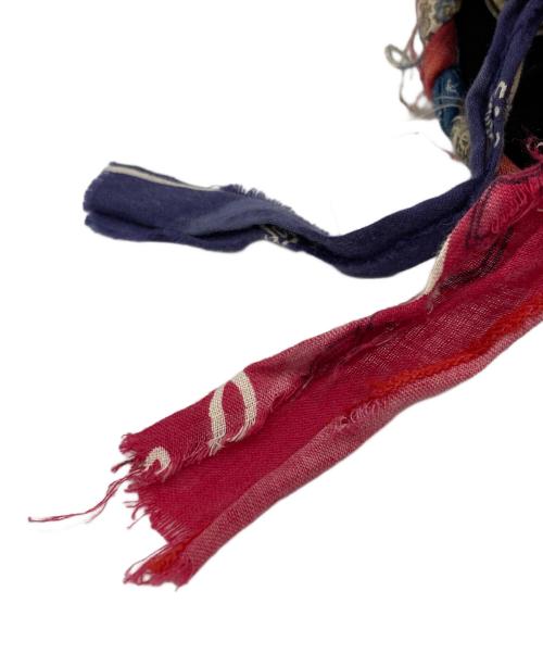 KAPITAL（キャピタル）KAPITAL (キャピタル) バンダナリメイクスウェードバッグ/Bandana Remake Suede Bag ブラックの古着・服飾アイテム