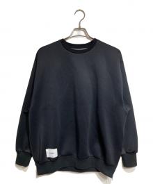 WTAPS（ダブルタップス）の古着「WOUND SWEATER RAPO. SIGN」｜ブラック