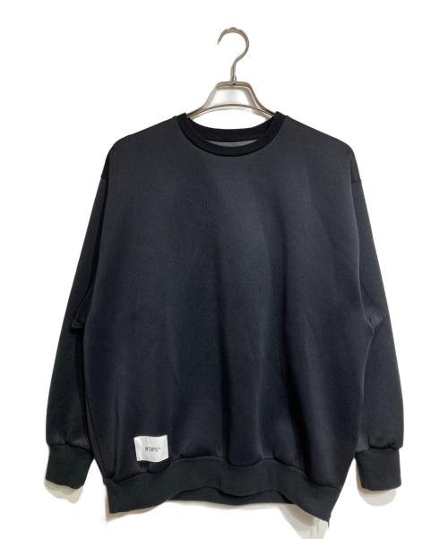 WTAPS（ダブルタップス）WTAPS (ダブルタップス) WOUND SWEATER RAPO. SIGN ブラック サイズ:01の古着・服飾アイテム