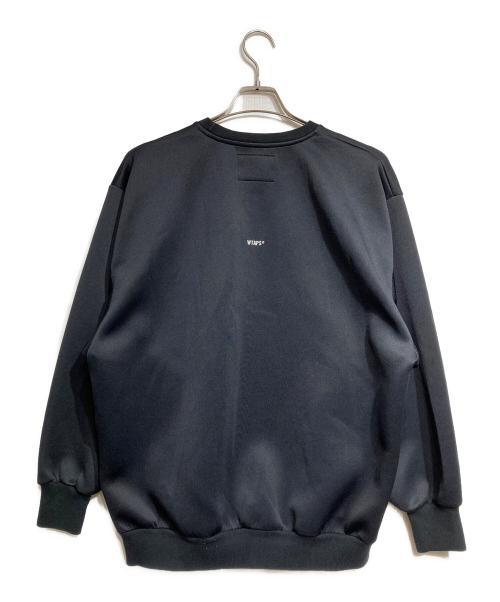 WTAPS（ダブルタップス）WTAPS (ダブルタップス) WOUND SWEATER RAPO. SIGN ブラック サイズ:01の古着・服飾アイテム