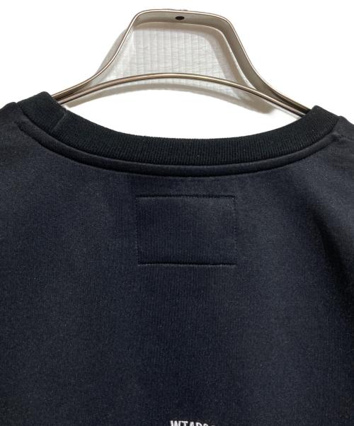 WTAPS（ダブルタップス）WTAPS (ダブルタップス) WOUND SWEATER RAPO. SIGN ブラック サイズ:01の古着・服飾アイテム