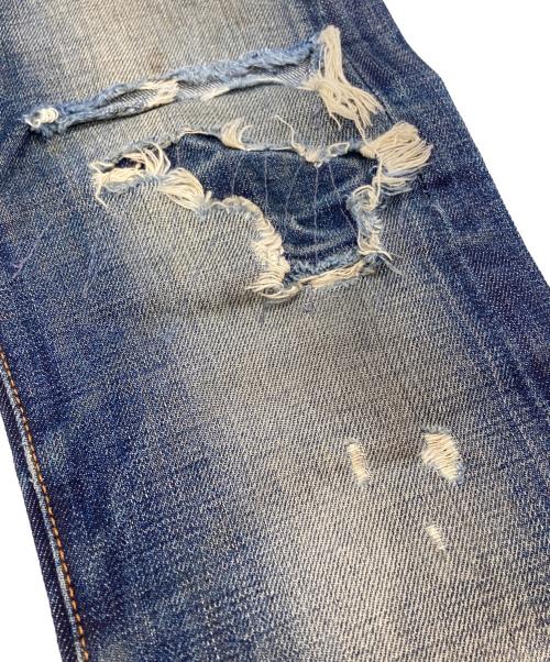 DIOR HOMME（ディオール オム）Dior Homme (ディオール オム) ダメージ加工デニムパンツ/Distressed Denim Pants インディゴ サイズ:27の古着・服飾アイテム