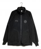 Y-3ワイスリー）の古着「U LEOPARD FLEECE JACKET/レオパードフリース」｜ブラック
