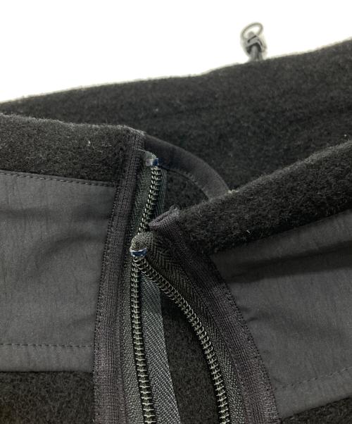 Y-3（ワイスリー）Y-3 (ワイスリー) U LEOPARD FLEECE JACKET/レオパードフリース ブラック サイズ:Mの古着・服飾アイテム