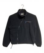 TTT MSWティー）の古着「パイピングフリースジャケット/Piping fleece jacket」｜ブラック