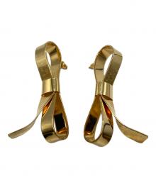 MARNI（マルニ）の古着「メタルスクリューイヤリング/metal screw earrings」｜ゴールド