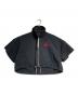 Vivienne Westwood RED LABEL（ヴィヴィアンウエストウッドレッドレーベル）の古着「シアサッカークロップジップシャツ/Seersucker Cropped Zip Shirt」｜ブラック