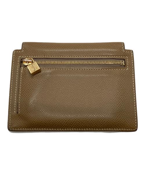 HERMES（エルメス）HERMES (エルメス) ケリー・ポケットコンパクト/Kelly Pocket Compact ブラウンの古着・服飾アイテム