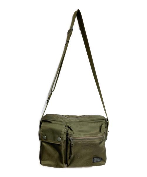 PORTER（ポーター）PORTER (ポーター) UNIT SHOULDER BAG/ユニット・ショルダーバッグ カーキの古着・服飾アイテム
