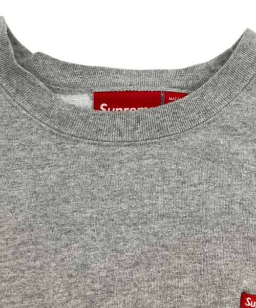 SUPREME（シュプリーム）Supreme (シュプリーム) Small Box Logo Crewneck グレー サイズ:XLの古着・服飾アイテム