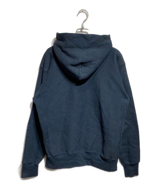 Champion（チャンピオン）Champion (チャンピオン) UCLA Reverse Weave Hooded Sweat Shirt ネイビー×イエロー サイズ:XLの古着・服飾アイテム