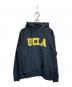 Champion（チャンピオン）の古着「UCLA Reverse Weave Hooded Sweat Shirt」｜ネイビー×イエロー