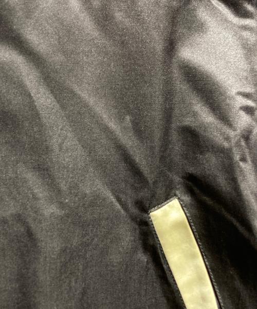 Martin Margiela 10（マルタン・マルジェラ 10）Martin Margiela 10 (マルタン・マルジェラ 10) コットンシルクサテンブルゾン/Cotton silk satin blouson ブラウン×ベージュ サイズ:46の古着・服飾アイテム