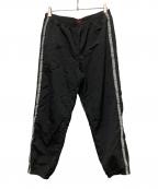 SUPREMEシュプリーム）の古着「REFLECTIVE ZIP TRACK PANT」｜ブラック