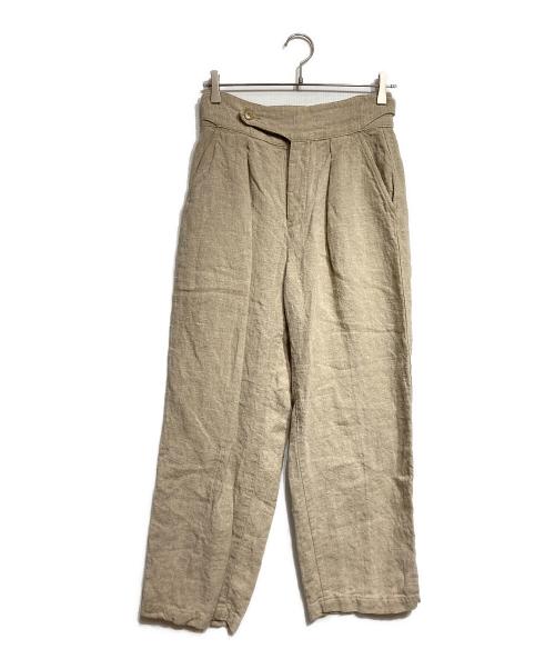 I.S. ISSEY MIYAKE（イッセイ ミヤケ）I.S. ISSEY MIYAKE (イッセイ ミヤケ) リネングルカパンツ/Linen Gurkha Pants  ベージュ サイズ:9の古着・服飾アイテム
