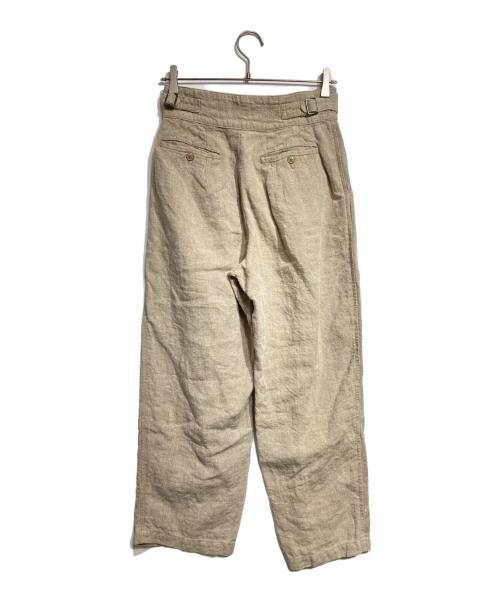 I.S. ISSEY MIYAKE（イッセイ ミヤケ）I.S. ISSEY MIYAKE (イッセイ ミヤケ) リネングルカパンツ/Linen Gurkha Pants  ベージュ サイズ:9の古着・服飾アイテム