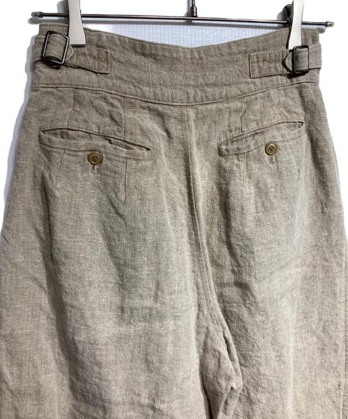 I.S. ISSEY MIYAKE（イッセイ ミヤケ）I.S. ISSEY MIYAKE (イッセイ ミヤケ) リネングルカパンツ/Linen Gurkha Pants  ベージュ サイズ:9の古着・服飾アイテム