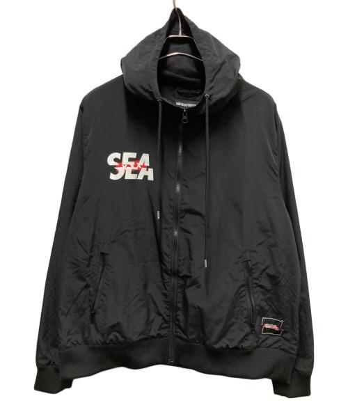 GOD SELECTION XXX（ゴッド セレクション トリプルエックス）GOD SELECTION XXX (ゴッド セレクション トリプルエックス) WIND AND SEA (ウィンダンシー) Nylon Parka ブラック サイズ:Mの古着・服飾アイテム