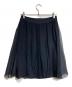CHANEL (シャネル) シルクチュールミドルスカート/Silk Tulle Midi Skirt ネイビー サイズ:38：20000円
