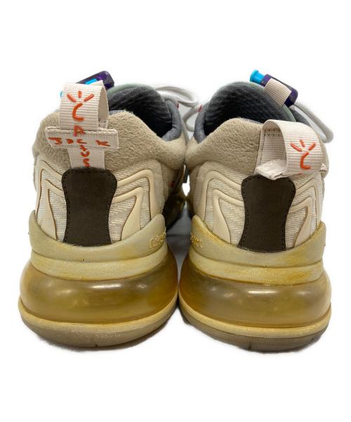 NIKE（ナイキ）NIKE (ナイキ) TRAVIS SCOTT (トラヴィススコット) Air Max 270 'Cactus Trails'/エア マックス 270 'カクタス トレイル アイボリー サイズ:25㎝の古着・服飾アイテム
