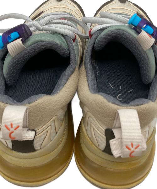 NIKE（ナイキ）NIKE (ナイキ) TRAVIS SCOTT (トラヴィススコット) Air Max 270 'Cactus Trails'/エア マックス 270 'カクタス トレイル アイボリー サイズ:25㎝の古着・服飾アイテム