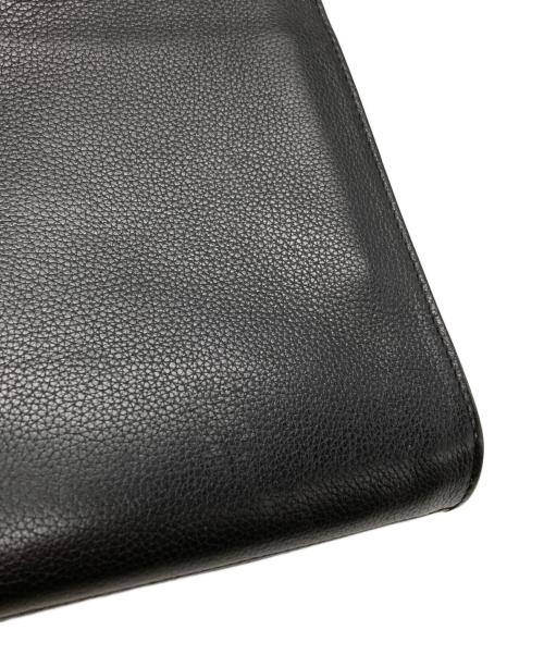 DIOR HOMME（ディオール オム）DIOR HOMME (ディオール オム) レザークラッチバッグ/leather clutch bag ブラックの古着・服飾アイテム