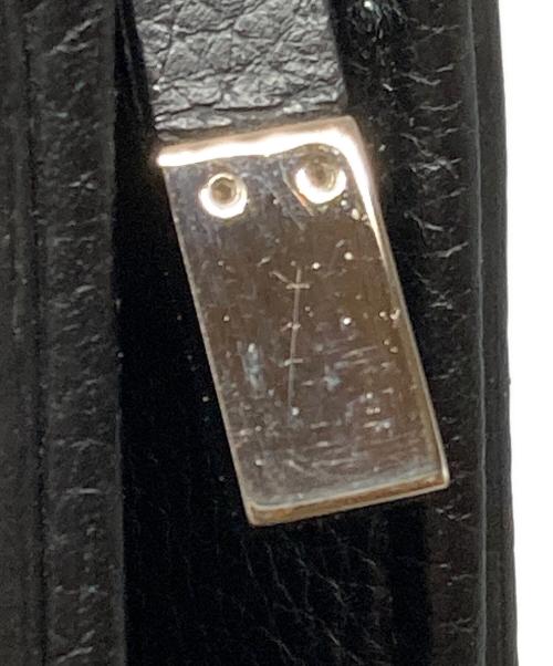 DIOR HOMME（ディオール オム）DIOR HOMME (ディオール オム) レザークラッチバッグ/leather clutch bag ブラックの古着・服飾アイテム