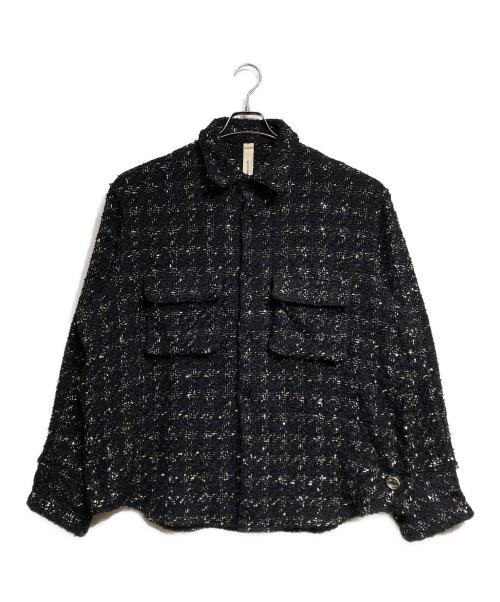 SHINYA KOZUKA（シンヤコズカ）SHINYA KOZUKA (シンヤコズカ) HIS WORK SHIRT/ヒズワークシャツ ブラック サイズ:Lの古着・服飾アイテム