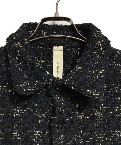 SHINYA KOZUKA（シンヤコズカ）SHINYA KOZUKA (シンヤコズカ) HIS WORK SHIRT/ヒズワークシャツ ブラック サイズ:Lの古着・服飾アイテム