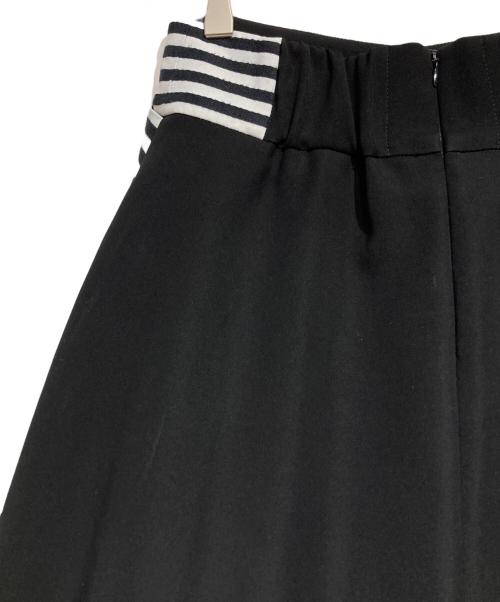 BORDERS at BALCONY（ボーダーズアットバルコニー）BORDERS at BALCONY (ボーダーズアットバルコニー) BORDER POCKET TWILL SKIRT/ボーダーポケットツイルスカート ブラック サイズ:36の古着・服飾アイテム