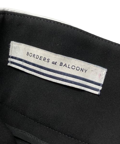 BORDERS at BALCONY（ボーダーズアットバルコニー）BORDERS at BALCONY (ボーダーズアットバルコニー) BORDER POCKET TWILL SKIRT/ボーダーポケットツイルスカート ブラック サイズ:36の古着・服飾アイテム