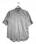 COMME des GARCONS HOMME PLUSコムデギャルソンオムプリュス）の古着「ショートスリーブステッチシャツ/Short-sleeved stitch shirt」｜グレー