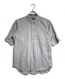 COMME des GARCONS HOMME PLUS（コムデギャルソンオムプリュス）の古着「ショートスリーブステッチシャツ/Short-sleeved stitch shirt」｜グレー