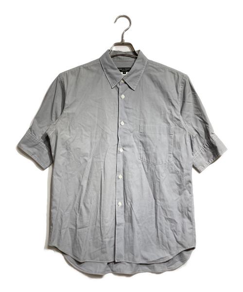 COMME des GARCONS HOMME PLUS（コムデギャルソンオムプリュス）COMME des GARCONS HOMME PLUS (コムデギャルソンオムプリュス) ショートスリーブステッチシャツ/Short-sleeved stitch shirt グレー サイズ:Sの古着・服飾アイテム