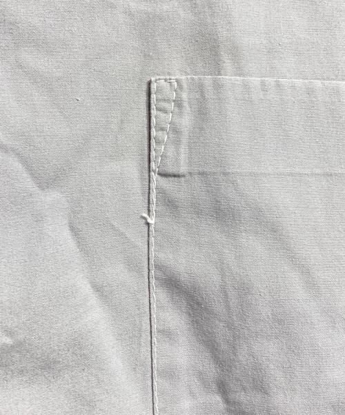 COMME des GARCONS HOMME PLUS（コムデギャルソンオムプリュス）COMME des GARCONS HOMME PLUS (コムデギャルソンオムプリュス) ショートスリーブステッチシャツ/Short-sleeved stitch shirt グレー サイズ:Sの古着・服飾アイテム