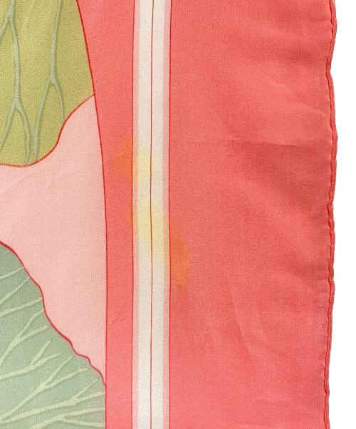 HERMES（エルメス）HERMES (エルメス) カレ140/FLEURS DE LOTUS 蓮の花 ピンク×ブルーの古着・服飾アイテム