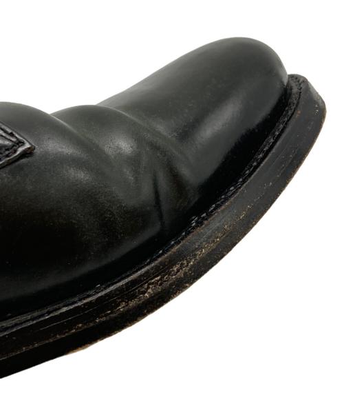 HEINRICH DINKELACKER（ハインリッヒディンケラッカー）HEINRICH DINKELACKER (ハインリッヒディンケラッカー) プレーントゥオックスフォードシューズ/Plain Toe Oxford(s) ブラック×グリーン サイズ:8の古着・服飾アイテム