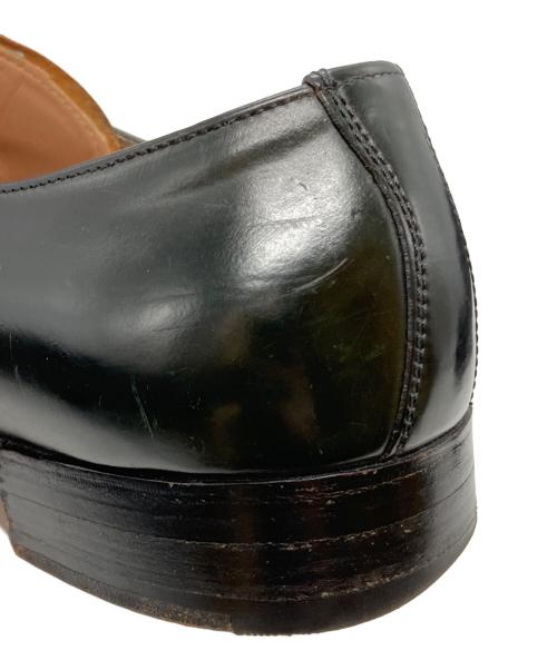 HEINRICH DINKELACKER（ハインリッヒディンケラッカー）HEINRICH DINKELACKER (ハインリッヒディンケラッカー) プレーントゥオックスフォードシューズ/Plain Toe Oxford(s) ブラック×グリーン サイズ:8の古着・服飾アイテム