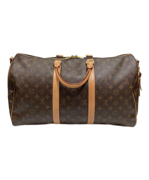 LOUIS VUITTON（ルイ ヴィトン）LOUIS VUITTON (ルイ ヴィトン) ボストンバッグ/Keepall Bandoulière 50 ブラウンの古着・服飾アイテム