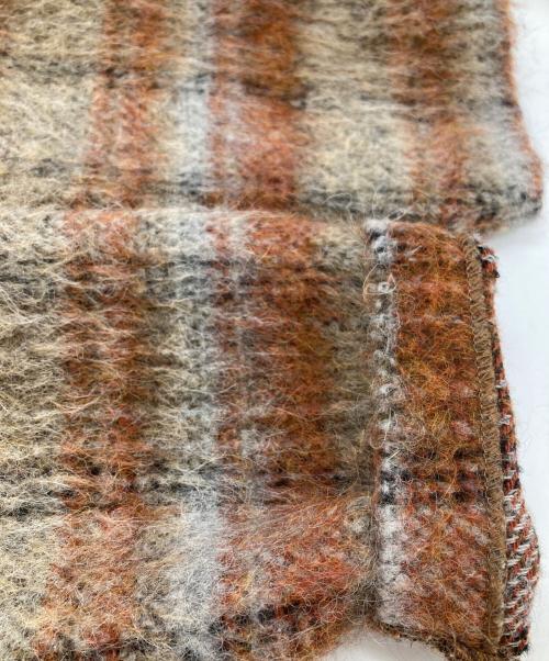 OUR LEGACY（アワーレガシー）OUR LEGACY (アワーレガシー) AMENT CHECK MOHAIR CARDIGAN/アメントチェックモヘアカーディガン ブラウン サイズ:48の古着・服飾アイテム