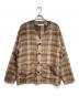 OUR LEGACY（アワーレガシー）の古着「AMENT CHECK MOHAIR CARDIGAN/アメントチェックモヘアカーディガン」｜ブラウン