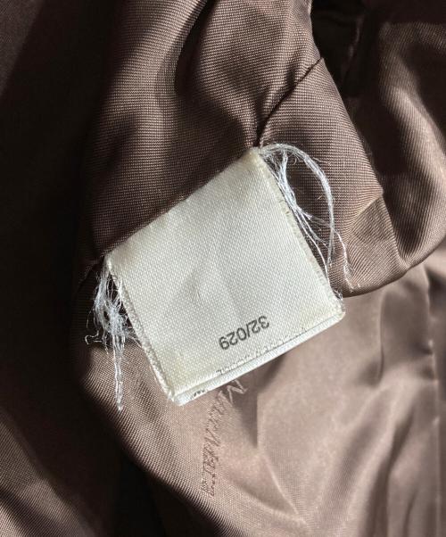 MaxMara（マックスマーラ）MaxMara (マックスマーラ) アルパカウールビッグカラーショートコート/Alpaca wool short coat with big collar ブラウン サイズ:40の古着・服飾アイテム