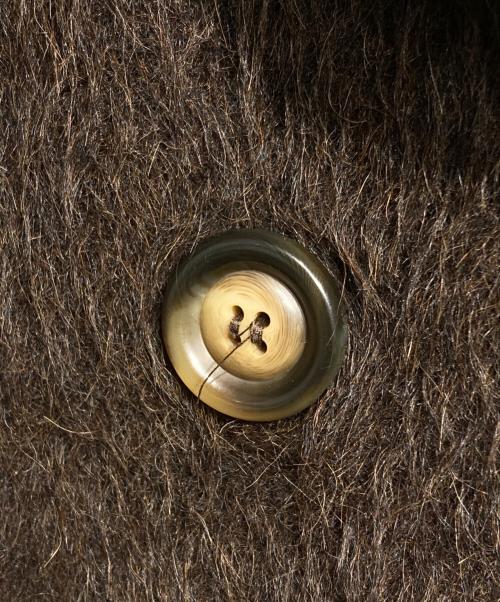 MaxMara（マックスマーラ）MaxMara (マックスマーラ) アルパカウールビッグカラーショートコート/Alpaca wool short coat with big collar ブラウン サイズ:40の古着・服飾アイテム