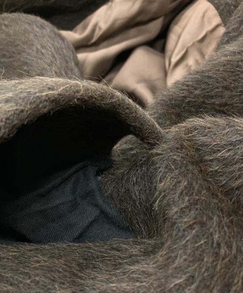 MaxMara（マックスマーラ）MaxMara (マックスマーラ) アルパカウールビッグカラーショートコート/Alpaca wool short coat with big collar ブラウン サイズ:40の古着・服飾アイテム