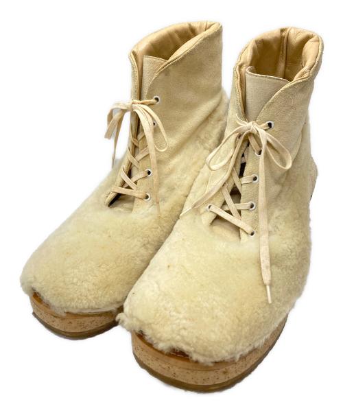 20471120（トゥオーフォーセブンワンワントゥーオー）20471120 (トゥオーフォーセブンワンワントゥーオー) ファースキーブーツ/Fur ski boots ブラウン サイズ:印字なし(27-28cm相当)の古着・服飾アイテム