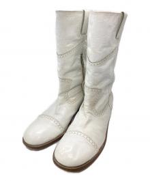 tricot COMME des GARCONS（トリココムデギャルソン）の古着「ウェスタンブーツ/Cowboy boots」｜ホワイト