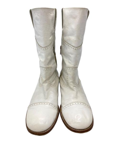 tricot COMME des GARCONS（トリココムデギャルソン）tricot COMME des GARCONS (トリココムデギャルソン) ウェスタンブーツ/Cowboy boots ホワイト サイズ:24.5の古着・服飾アイテム