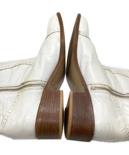 tricot COMME des GARCONS（トリココムデギャルソン）tricot COMME des GARCONS (トリココムデギャルソン) ウェスタンブーツ/Cowboy boots ホワイト サイズ:24.5の古着・服飾アイテム